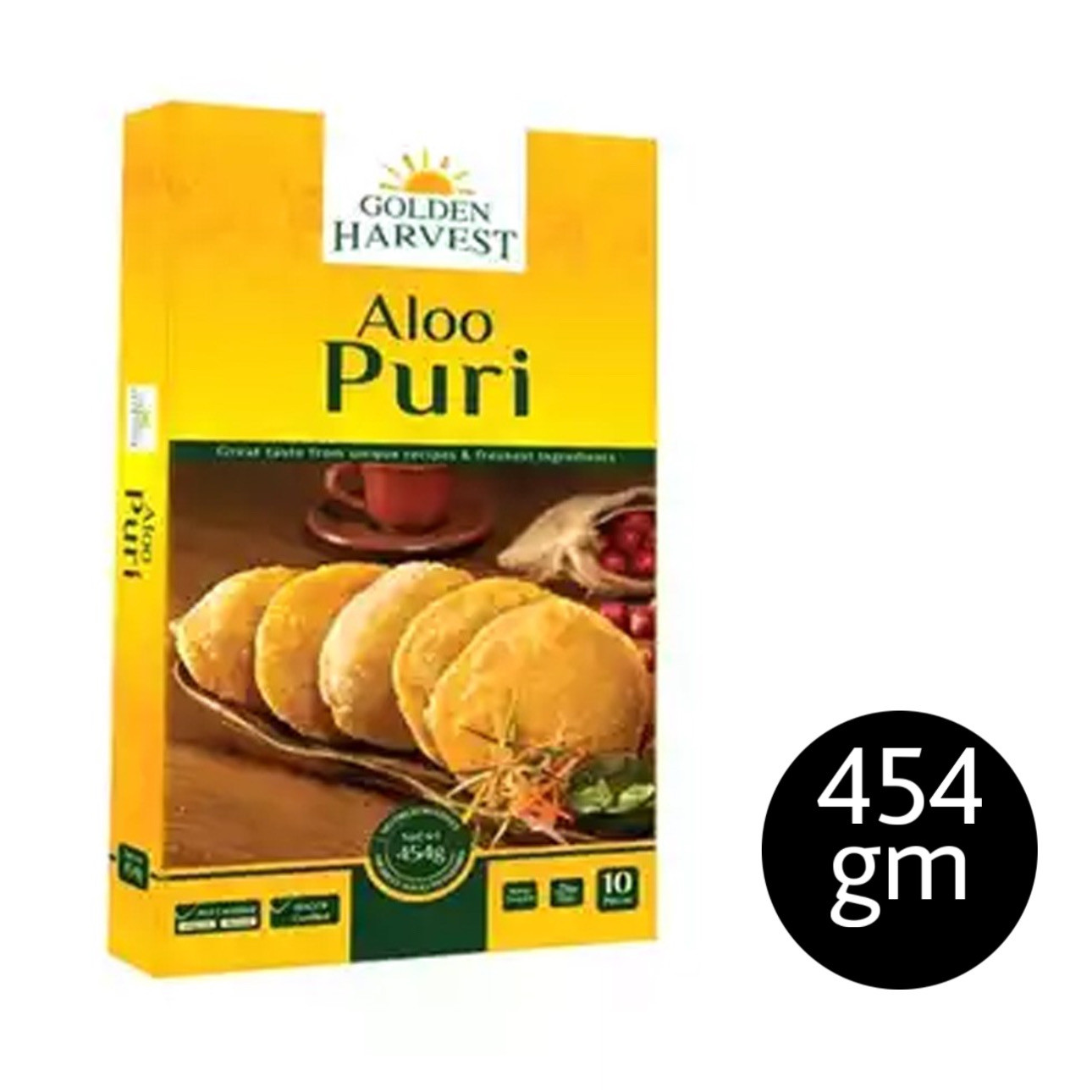 Golden Harvest Frozen Aloo Puri 10 pcs 454gm