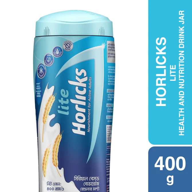 Horlicks Lite Health And Nutrition Drink Jar 400gm