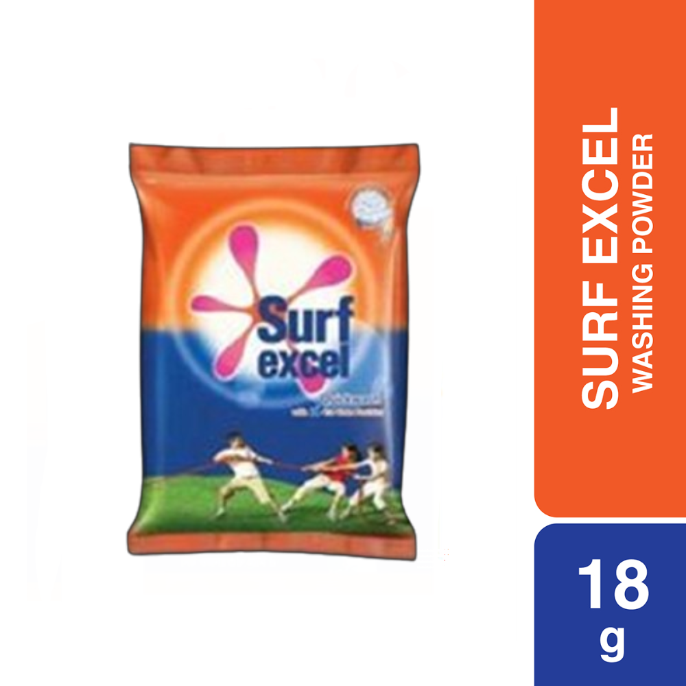 Surf Excel Washing Powder 18gm (minimum order 4pc)