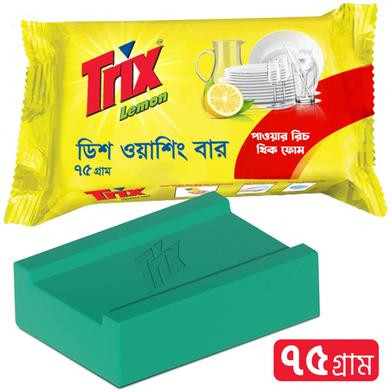 Trix Dish Washing Bar Lemon 75gm
