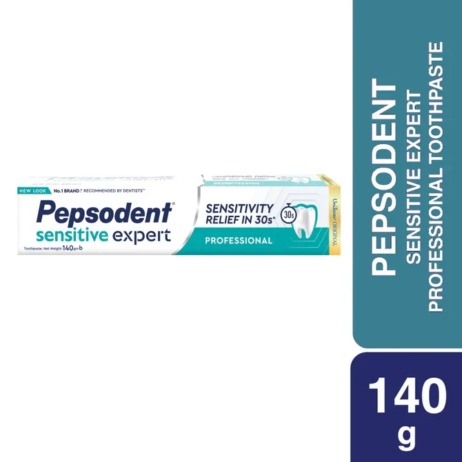 Pepsodent Toothpaste Sensitive Expert Professional 140g (Free Tifen Box)