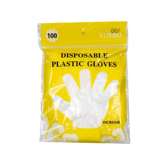 Poly Hand Gloves 100 pcs