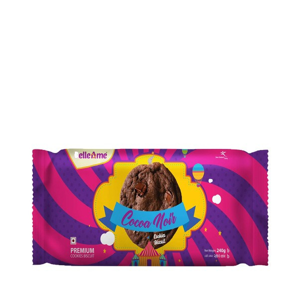 BelleAme Cocoa Noir Cookies Biscuit 240gm
