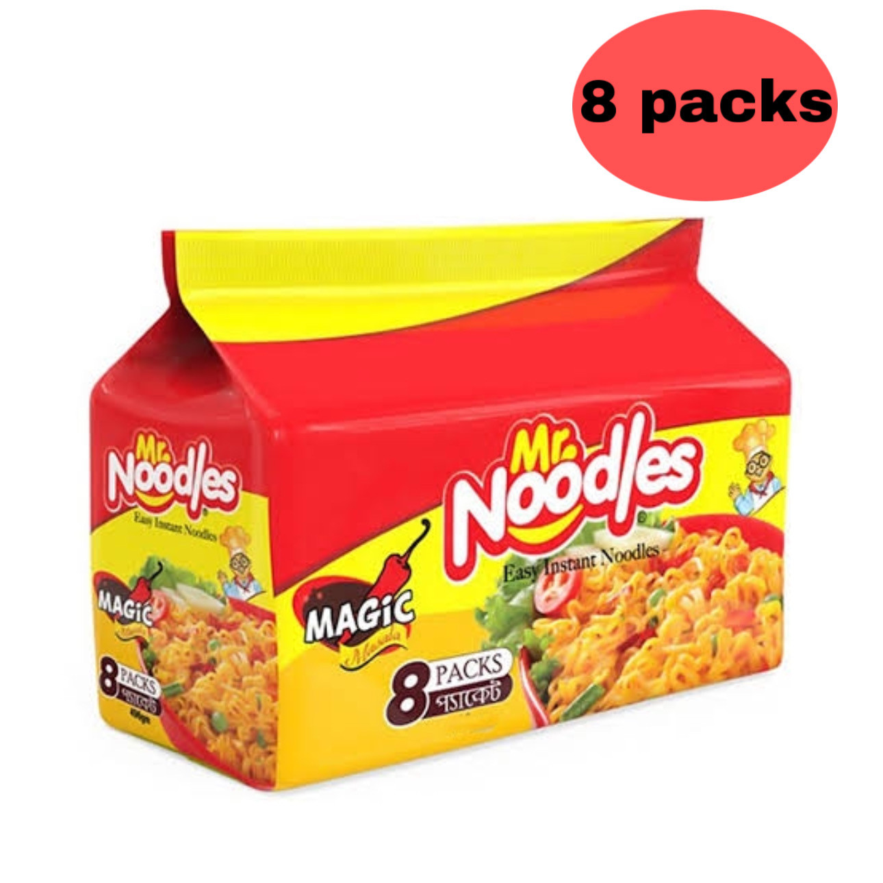 Mr. Noodles Easy Pack Magic Masala (8 pc) 400gm