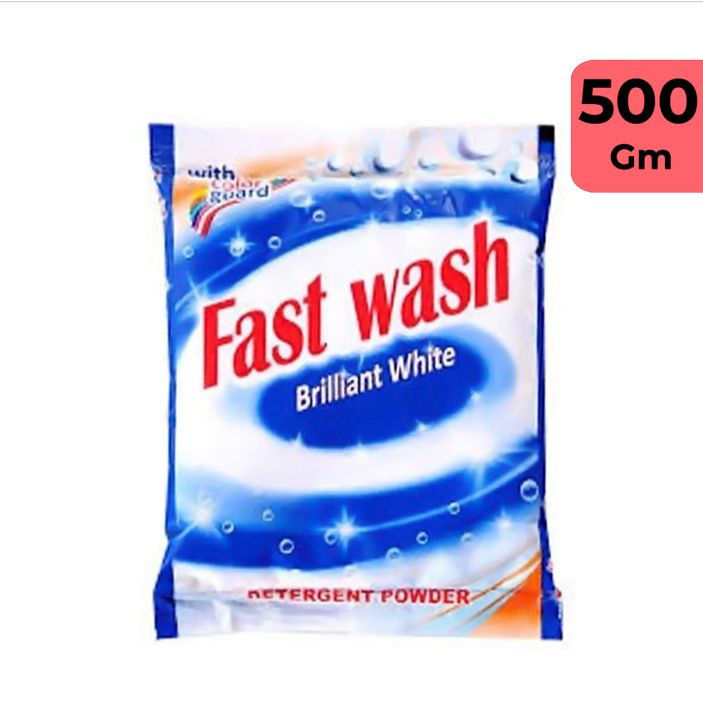 Fast Wash Detergent Powder 500gm