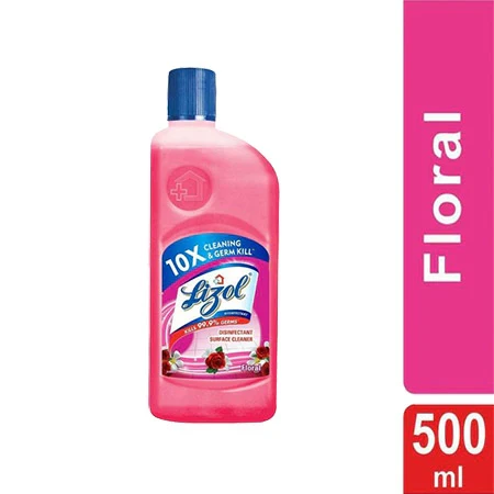 Lizol Disinfectant Surface & Floor Cleaner Floral 500ml